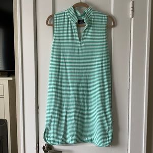 Sleeveless Nautical Striped Sun Dress